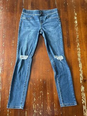 Vanilla Star Blue Distressed Skinny Jeans